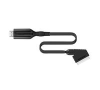 SCART to Video Adapter Video Audio Upscale Converter 1080P SCART Cable
