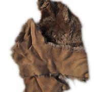 Scarto di pecora, resti di pelle di pecora, pezzi di pelle di lana, ritagli di pelliccia di agnello, varie dimensioni, forme e colori, 0,5 kg/borsa