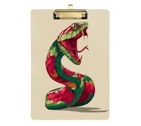 Scary Animal Snake sibilato Appunti in Plastica Bulk per Calcio Softball Coaching Dimensioni 9 x 12.5 Tabla para escribir con Clip