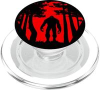 Scary Bigfoot in the woods PopSockets PopGrip per MagSafe