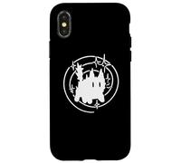 Scary Cat Tomcat 90s Y2K è spaventato sotto la coda stary Custodia per iPhone X/XS