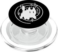 Scary Cat Tomcat 90s Y2K è spaventato sotto la coda stary PopSockets PopGrip per MagSafe