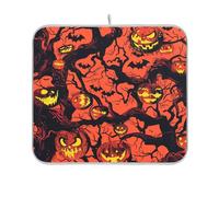 Scary Elm Holloween tappetino per asciugare i piatti della cucina tappetino da cucina opaco asciugatrice cucina 16 x 18