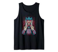Scary Evil Clown Distress Streetwear Canotta