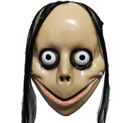 Scary Face Cover - Maschera horror inquietante per Halloween, Decorazione da parete spettrale | Maschera viso spaventosa per feste, decorazioni per la casa spettrali, maschera strana per eventi