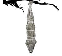 Scary Fake Corpse, Halloween Corpse Props, Gauze, Cottonrealistic Life Size Spider Web Design Creepy Decor For Garden, Lawn, Patio, Backyard, Haunted House, And Holiday Outdoor, 180cm