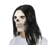 Scary Ghost Maschera - Ghastly Facciale, Vendita Spook Celebration | Adulti Kids Eerie Armorrobe Accent, Halloween Theatrics Prop, Accessorio generale a tema terrorismo, Fr