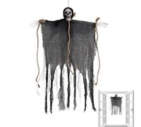 Scary Halloween Decorations, Floating Skull Ghost Ornament, Creepy Party | Floating Skull Ghost, Creepy Halloween Prop Adds Spooky Atmosphere to Haunted Houses, Yards, Portici, Trees, Door,