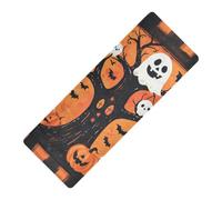 Scary Halloween Pumpkins Tree stampato antiscivolo yoga mat per hot yoga spessore 1 mm per la casa antiscivolo, con borsa per il trasporto tapete para ejercicio 180,3 x 66 cm