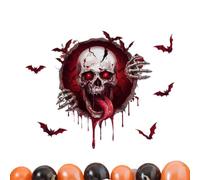 Scary Halloween Wall Stickers, Halloween Wall Decals Waterproof