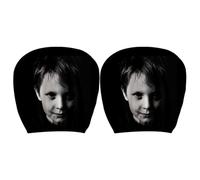 Scary Headrest Cover, 2 Piece Universal Spooky Protector, Vehicle Guard | Spooky Halloween Graphic , Universal Fit Seat Protection, Instant Interior Style Upgrade For Sedan Truck SUV RV