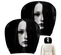 Scary Headrest Cover Ghost Face Universal Stretchy Case