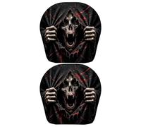 Scary Headrest Covers - 2 Piece Horror Seat Covers | Stretch Polyester Pro