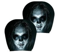 Scary Headrest Covers for Cars - 2 Pieces Spooky Washable Halloween Decor