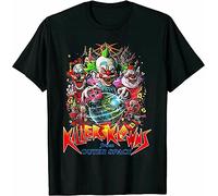 Scary Killer Klowns from Outer Space Alien Clown T-Shirt Trend Black Black L
