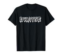 Scary Name Dwayne Creepy Horror Font Maglietta