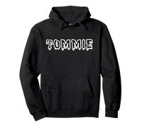 Scary Name Tommie Creepy Horror Font Felpa con Cappuccio