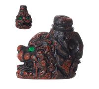 Scary Whistle: spaventoso giocattolo pratico con teschio di argilla e forte suono di grido di terrore | Accessorio per fischietto della morte spettrale per avventure all'aria aperta, da uomo,