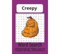 Scary word search puzzle book: Word Searches with Easy to Read Print about Scary and spooky words, and More | 6x9 Inches, 110 Pages | 50+ ... Gift for Vacations, Holidays, and Free Times Paperback