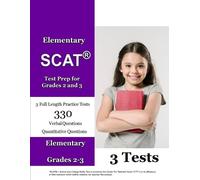 Scat Publishing Elementary SCAT(R) Test Prep for Grades 2 and 3 (Tascabile)
