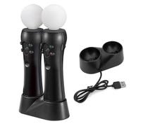 Scatena il tuo potenziale di gioco con i controller di movimento PS4VR Move, pratico supporto per riporre i controller e mantenere lo spazio in