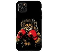 Scatena la bestia con questo leone che indossa guanti da boxe Custodia per iPhone 11 Pro Max