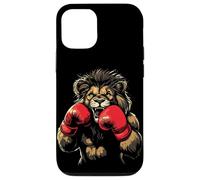 Scatena la bestia con questo leone che indossa guanti da boxe Custodia per iPhone 12/12 Pro