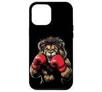 Scatena la bestia con questo leone che indossa guanti da boxe Custodia per iPhone 12 Pro Max