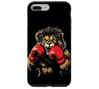Scatena la bestia con questo leone che indossa guanti da boxe Custodia per iPhone 7 Plus/8 Plus