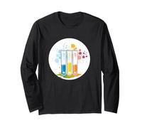 Scatena la creatività nella provetta con colori vivaci Maglia a Manica