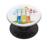 Scatena la creatività nella provetta con colori vivaci PopSockets PopGrip Adesivo