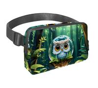 Scatena la tua avventura con il nostro marsupio da viaggio, borsa a tracolla per corsa, escursionismo, ciclismo, perfetta per uomini e donne, bella volpe nuota sott'acqua, Multicolore#08,