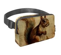 Scatena la tua avventura con il nostro marsupio da viaggio, borsa a tracolla per corsa, escursionismo, ciclismo, perfetta per uomini e donne, motivo piccione vintage, Multicolore#05,