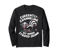 Scatena la tua Skunk a righe interiore Maglia a Manica
