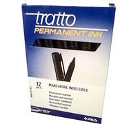 TRATTO - SCATOLA 12 MARCATORI TRATTO PERMANENT INK NERO