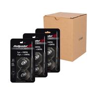 Scatola 12 Pezzi - Blister (2 Pezzi) Bullpadel Grip Custom Weight Nero Black