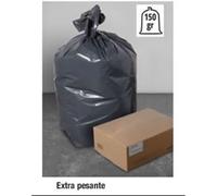 Scatola 20 KG buste nere sacchi neri 90x120 robusti per la spazzatura immondizia