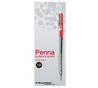 Scatola 20 penne sfera scatto rosso p.Media starline
