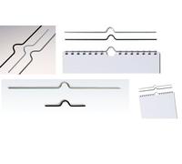 SCATOLA 250 GANCI PER CALENDARI LUNGHEZZA CM. 7 COLORE BIANCO