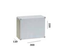 SCATOLA 300x220x120mm P.LISCE IP66 CASSETTA DERIVAZIONE.