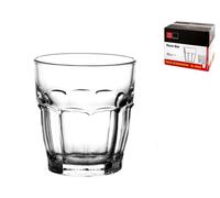 Scatola 36 Bicchieri In Vetro Rockbar cl 20 Trasparente Bormioli Rocco