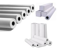 SCATOLA 4 ROTOLI CARTA PLOTTER GR.80 H. CM. 61X50 MT CAD