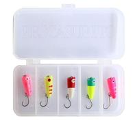 Scatola 5 Micro Popper Artificiali Trout Area Esche Artificiali Spinning Trota