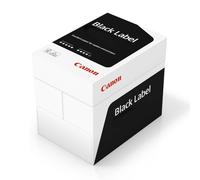 SCATOLA 5 RISME CARTA A4 CANON BLACK LABEL OFFICE FOTOCOPIE E STAMPA RISMA 500
