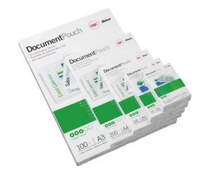 SCATOLA 50 POUCHES ORIGINALI GBC 125 MIC F.TO A2 426X600MM