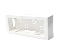 Scatola 506/507 per montaggio esterno, Bianca, 6/7 Moduli, Per Impianti Fuori Muro, Plastica ad alta resistenza, Universale, 100% Compatibile con tutti i Supporti Standard e tutte le serie civili