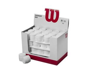 Scatola 60 Pezzi Overgrip Wilson Pro Wr8438201001 Bianco White