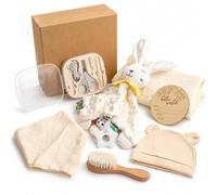 Scatola 7 in 1 Neonato Beige Unisex Bambina Bambino Regalo Future Mamme