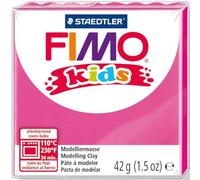 Scatola 8 pastiglie, 42 g, fimo Kids, colore rosa scuro