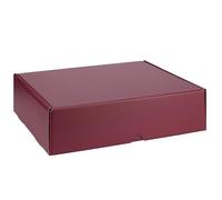 Scatola a cantinetta stesa in cartone per bottiglie vino - Portabottiglie - Cofanetto - Ginkgo Box (3 Bottiglie, Bordeaux, 5)